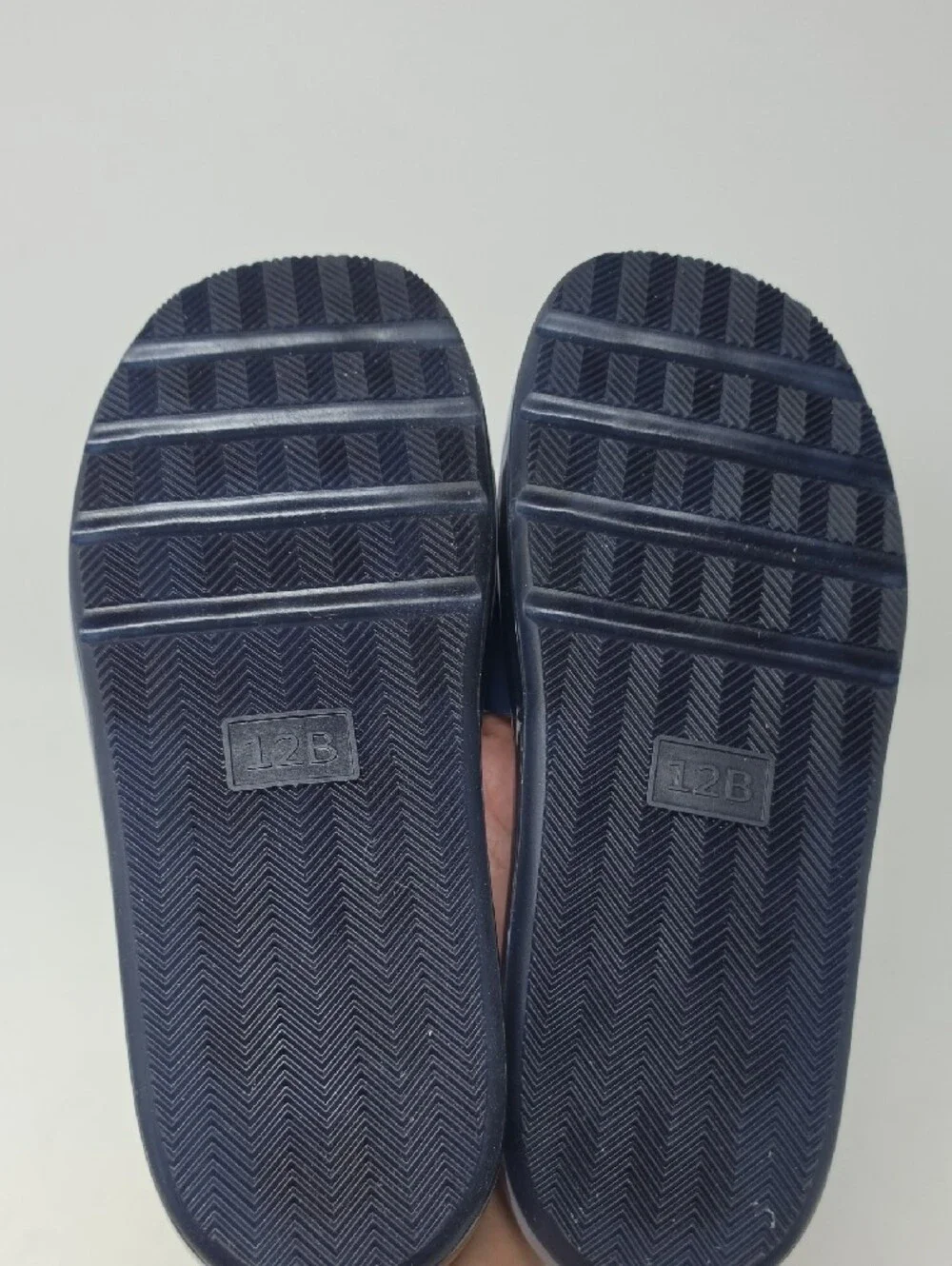 Tory Burch Bubble Jelly Slides Navy  Cushion Waterproof Women's Size 12